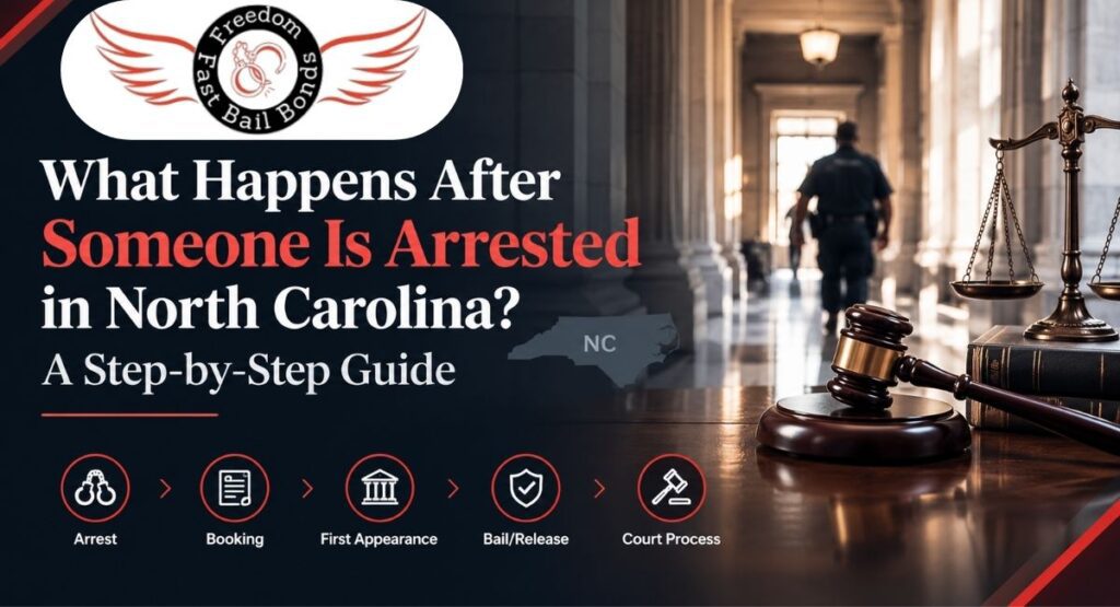 what happens after an arrest in North Carolina